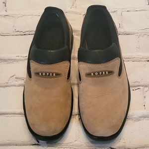 Roper Proformance Leather Slip Ons